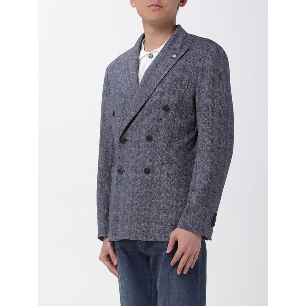 Manuel Ritz Jacket Men Blue - Picture 3 of 4